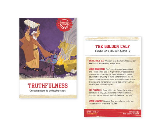 LWL 020 - Recap Card (Pack of 25) - Truthfulness - Exodus