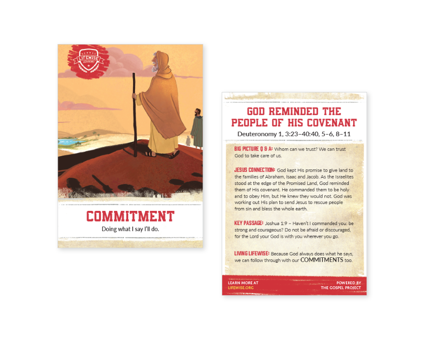 LWL 025 - Recap Card (Pack of 25) - Commitment - Deuteronomy