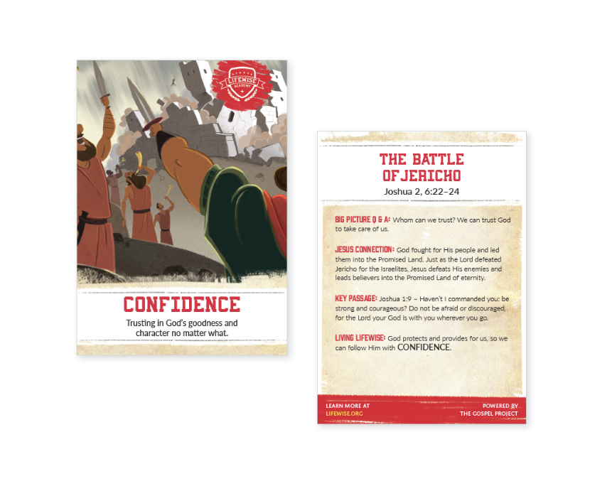 LWL 027 - Recap Card (Pack of 25) - Confidence - Joshua 2