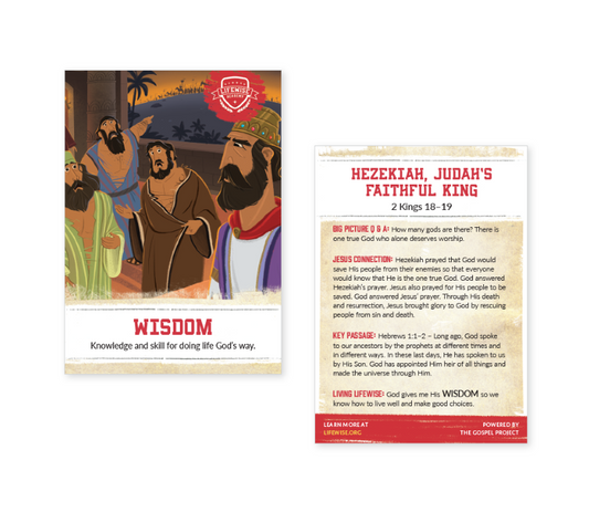 LWL 045 - Recap Card (Pack of 25) - Wisdom - 2 Kings