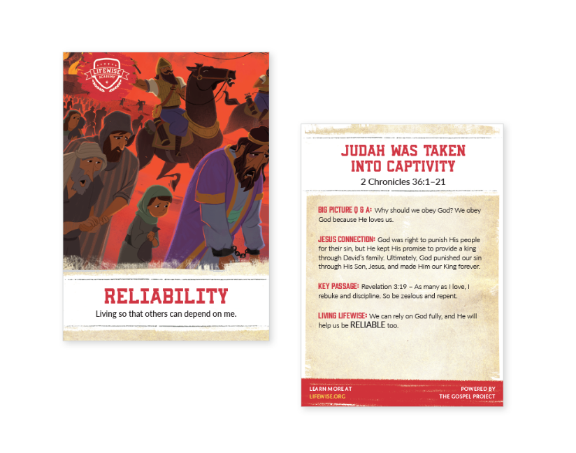 LWL 050 - Recap Card (Pack of 25) - Reliability - 2 Chronicles