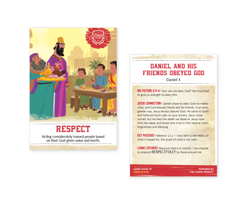 LWL 052 - Recap Card (Pack of 25) - Respect - Daniel