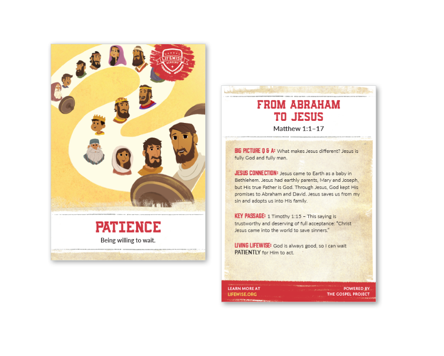 LWL 061 - Recap Card (Pack of 25) - Patience - Matthew