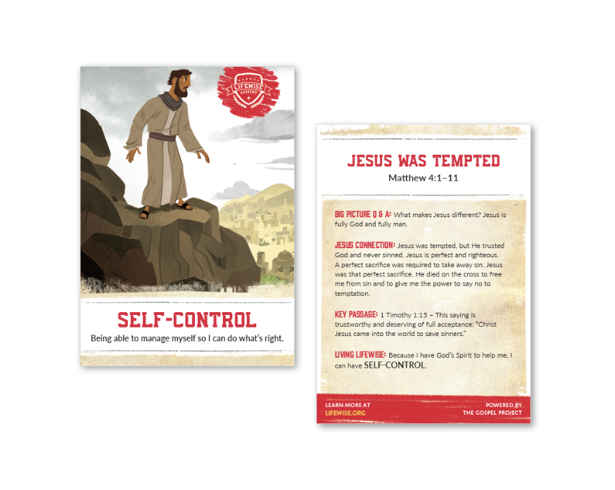 LWL 066 - Recap Card (Pack of 25) - Self-Control - Matthew