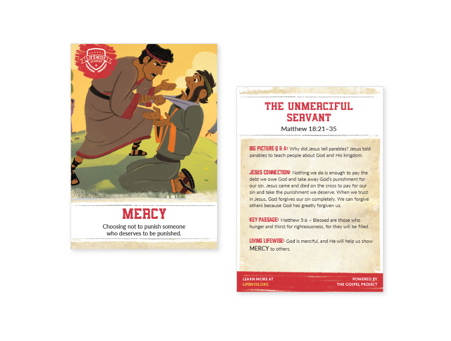 LWL 073 - Recap Card (Pack of 25) - Mercy - Matthew