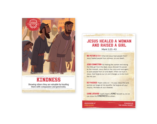 LWL 082 - Recap Card (Pack of 25) - Kindness - Mark