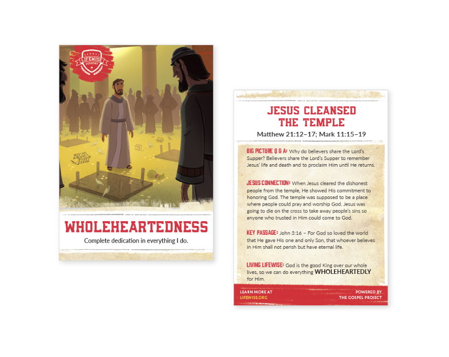 LWL 085 - Recap Card (Pack of 25) - Wholeheartedness - Matthew