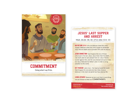 LWL 086 - Recap Card (Pack of 25) - Commitment - Matthew-John
