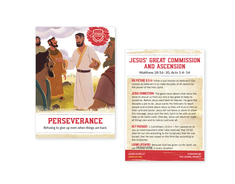 LWL 091 - Recap Card (Pack of 25) - Perseverance - Matthew-Acts
