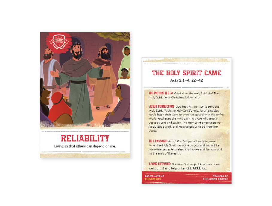LWL 092 - Recap Card (Pack of 25) - Reliability - Acts