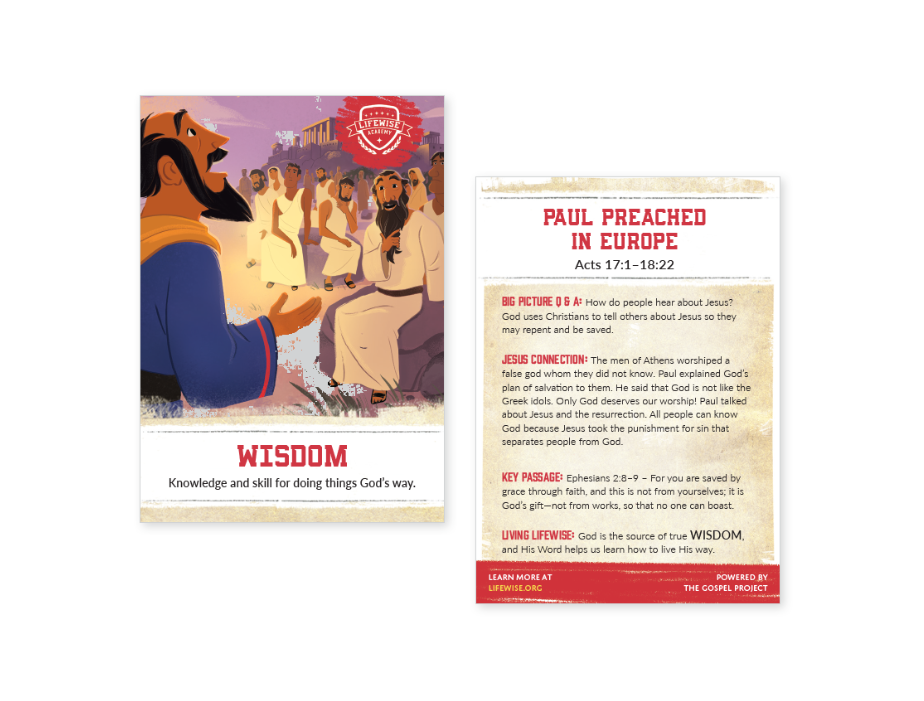 LWL 101 - Recap Card (Pack of 25) - Wisdom - Acts