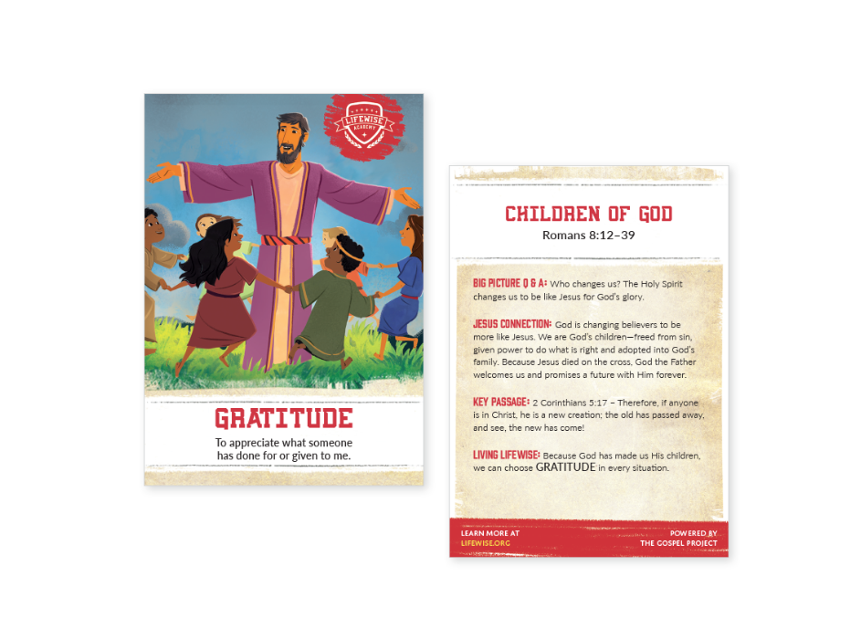 LWL 107 - Recap Card (Pack of 25) - Gratitude - Romans