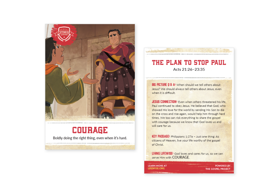 LWL 111 - Recap Card (Pack of 25) - Courage - Acts