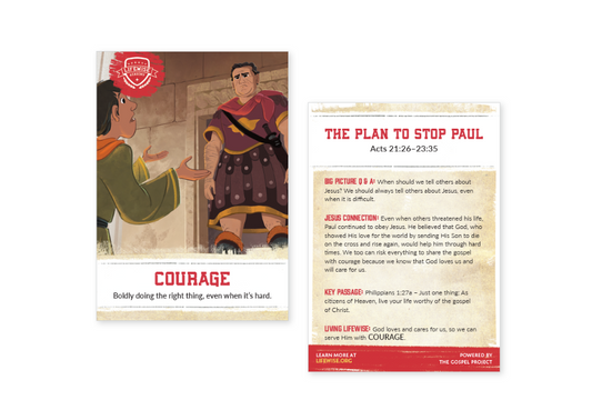 LWL 111 - Recap Card (Pack of 25) - Courage - Acts