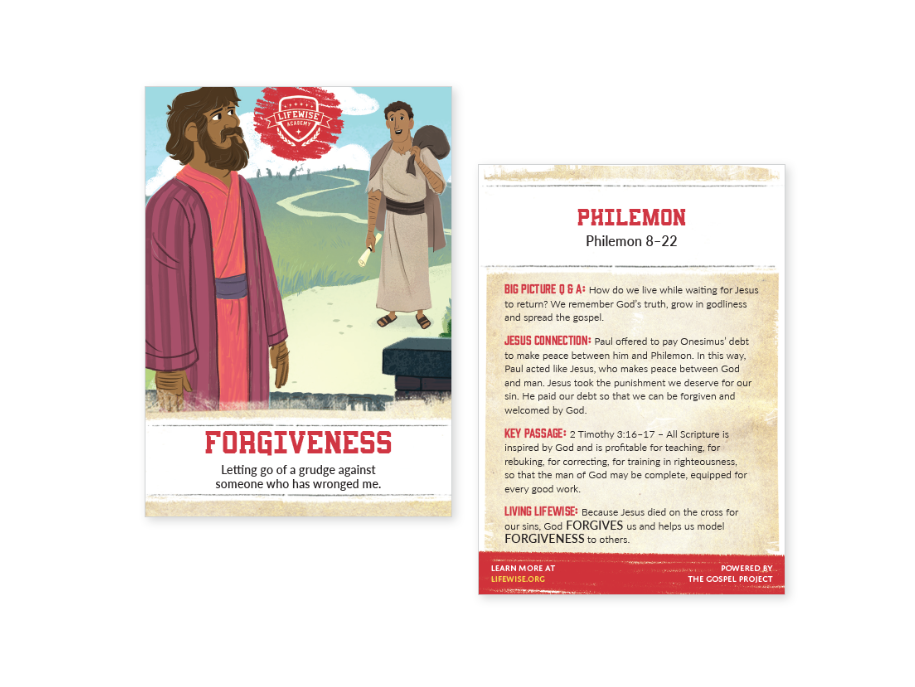 LWL 115 - Recap Card (Pack of 25) - Forgiveness - Philemon