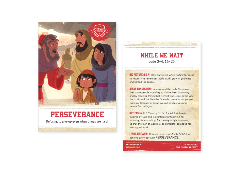 LWL 117 - Recap Card (Pack of 25) - Perseverance - Jude