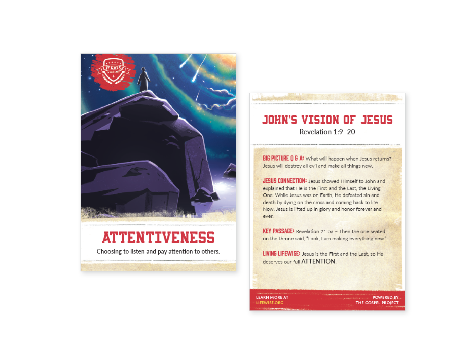 LWL 118 - Recap Card (Pack of 25) - Attentiveness - Revelation