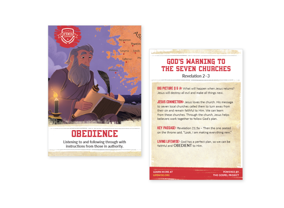 LWL 119 - Recap Card (Pack of 25) - Obedience - Revelation
