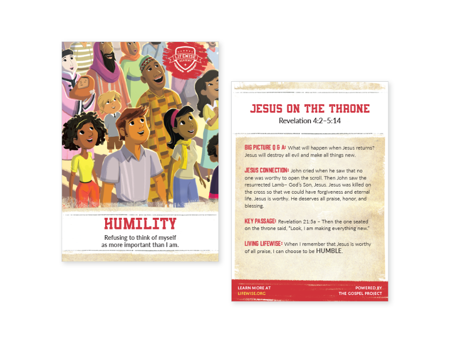 LWL 120 - Recap Card (Pack of 25) - Humility - Revelation