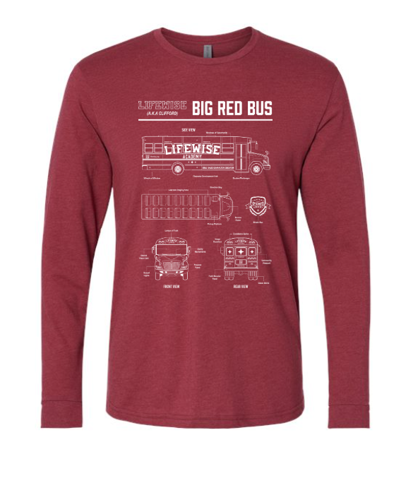 Big Red Bus Long Sleeve Tee