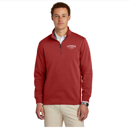 Brooks Brothers Men's Double-Knit 1/4-Zip