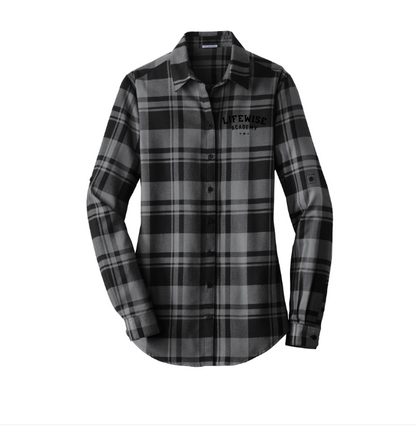 Port Authority Women's Plaid Flannel Tunic