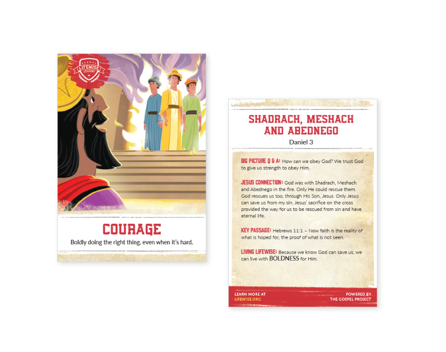 LWL 053 – Recap Card (Pack of 25) – Courage – Daniel