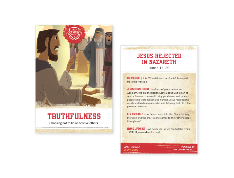 LWL 070 - Recap Card (Pack of 25) - Truthfulness - Luke