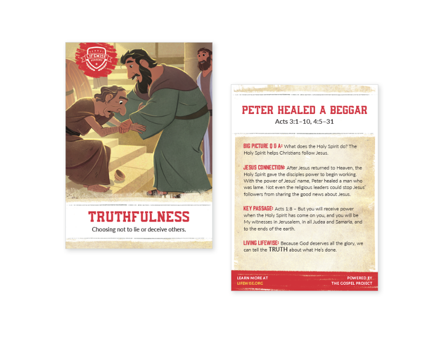 LWL 093 - Recap Card (Pack of 25) - Truthfulness - Acts