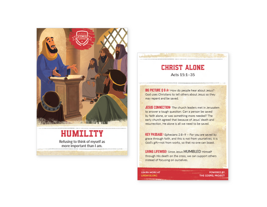LWL 099 - Recap Card (Pack of 25) - Humility - Acts