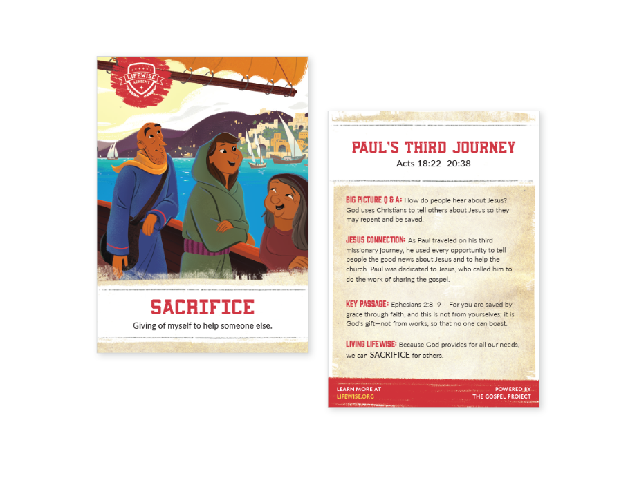 LWL 102 - Recap Card (Pack of 25) - Sacrifice - Acts