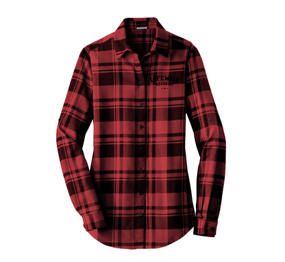 Port Authority Women's Plaid Flannel Tunic