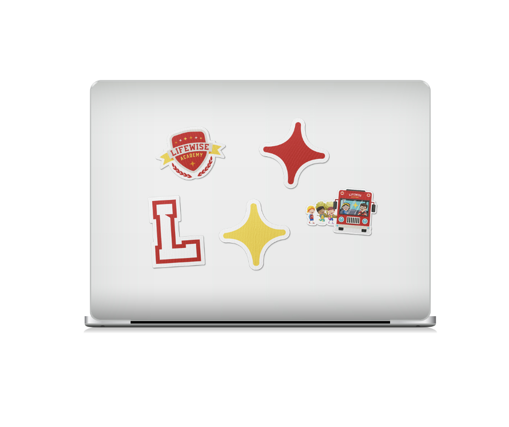 LifeWise Textured Stickers – 20 Pack