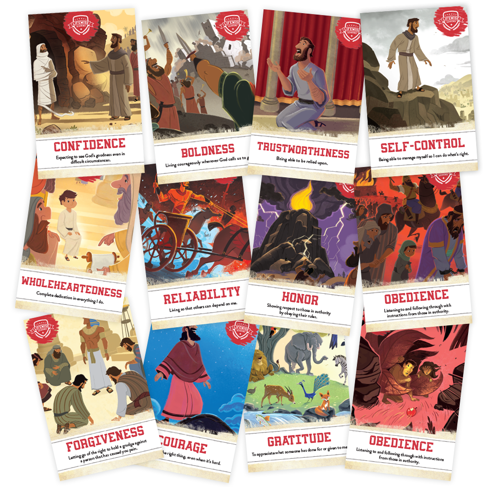 1-Year Path - Year 1 Character Qualities Laminated Posters
