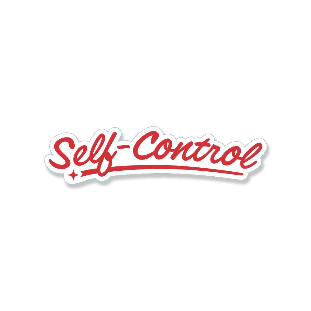 Small Decal -  Self-Control (Pack of 20)