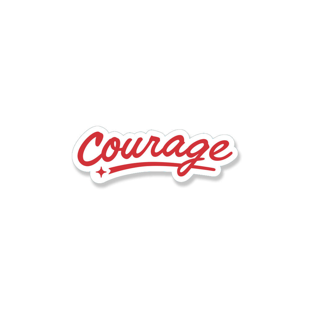 Small Decal - Courage (Pack of 20)