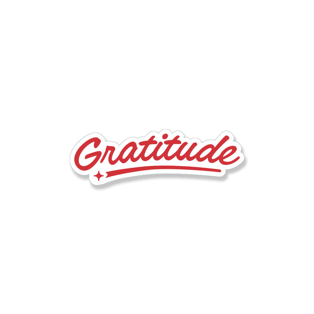 Small Decal -Gratitude  (Pack of 20)