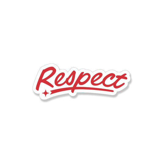 Small Decal -  Respect (Pack of 20)