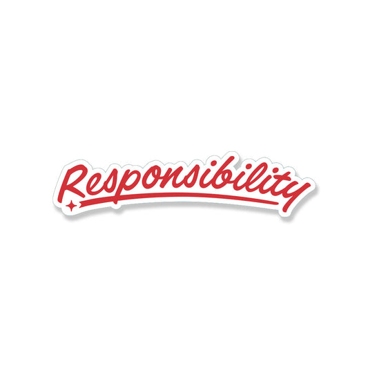 Small Decal - Responsibility (Pack of 20)