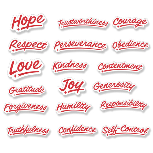 Decal Variety Pack – Small (Pack of 18)