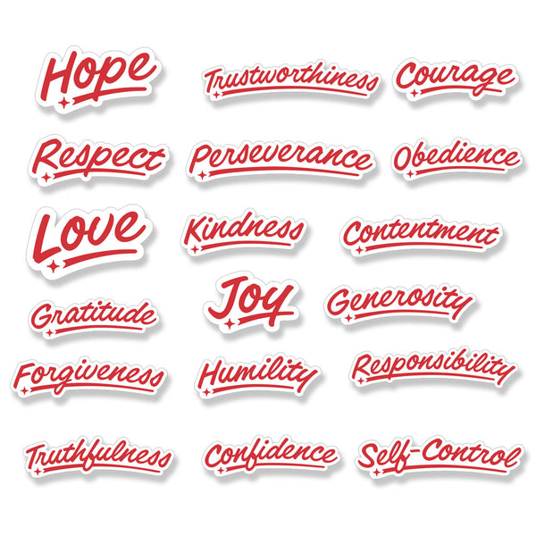 Decal Variety Pack – Small (Pack of 18)
