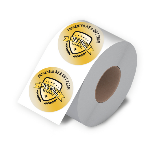 LifeWise Gold Foil Sticker Roll