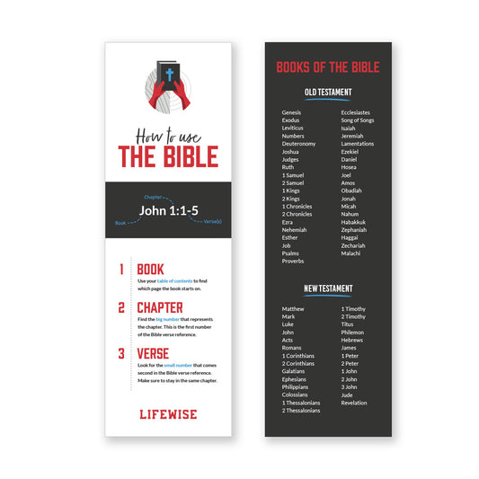 "How To Use The Bible" Bookmark
