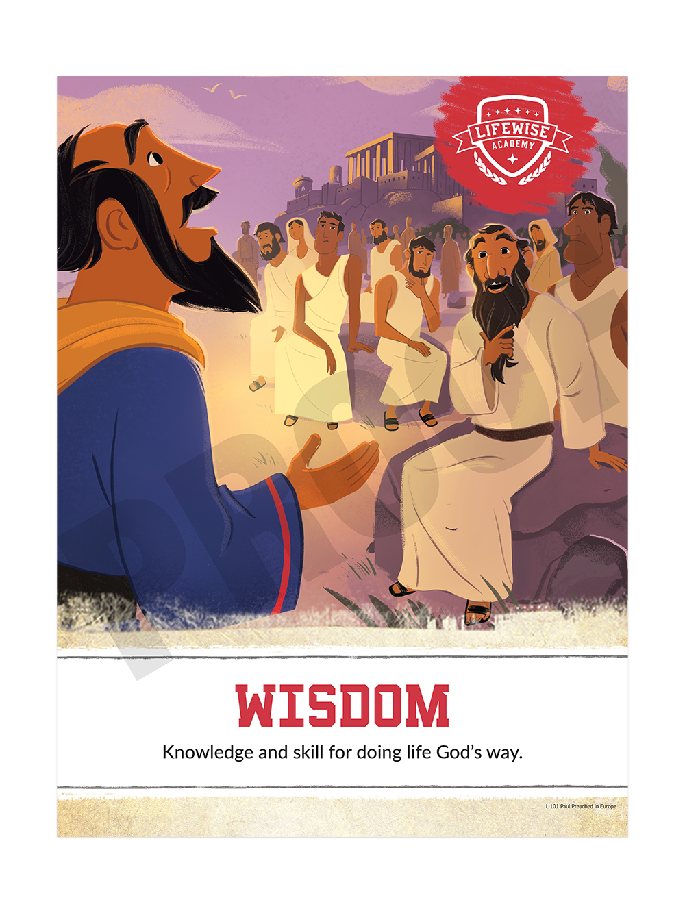 LWL 101 - Character Quality Foamboard Poster