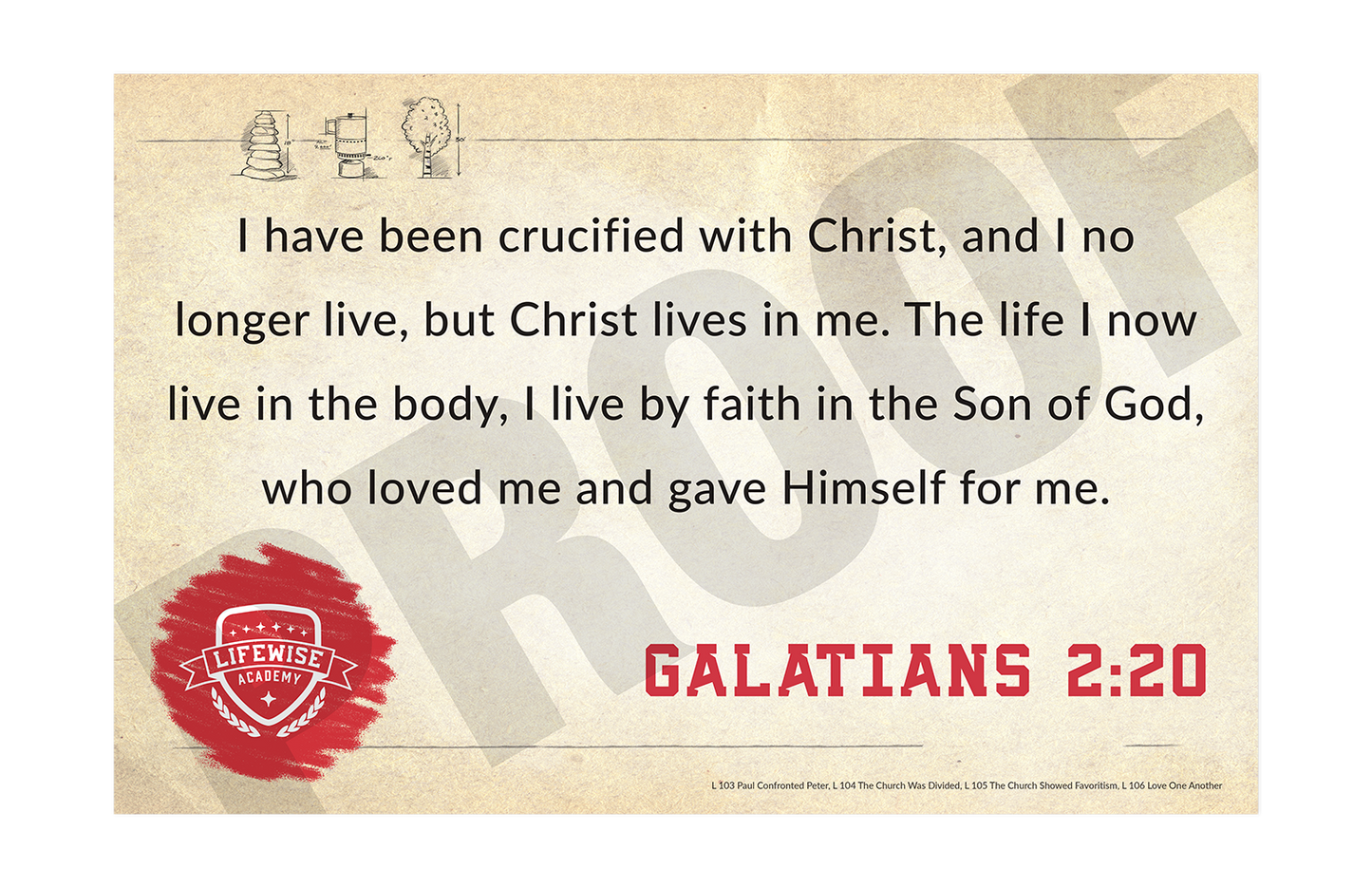 LWL 103-106 - Key Verse Laminated Posters