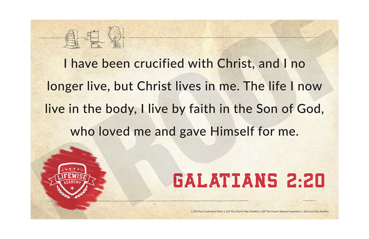 LWL 103-106 - Key Verse Laminated Posters