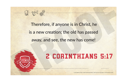 LWL 107-110 - Key Verse Laminated Posters
