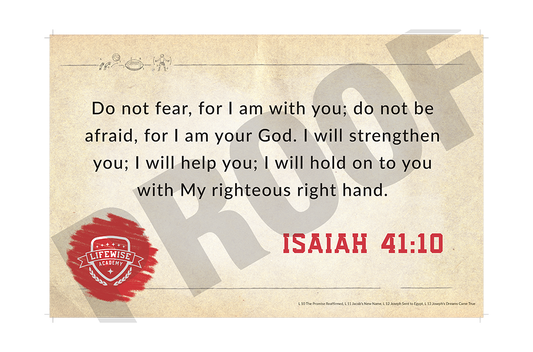 LWL 010-013 - Key Verse Laminated Posters