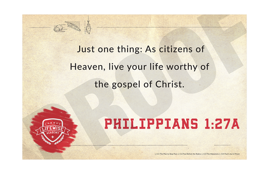 LWL 111-114 - Key Verse Laminated Posters