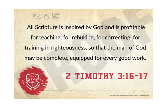 LWL 115-117 - Key Verse Laminated Posters
